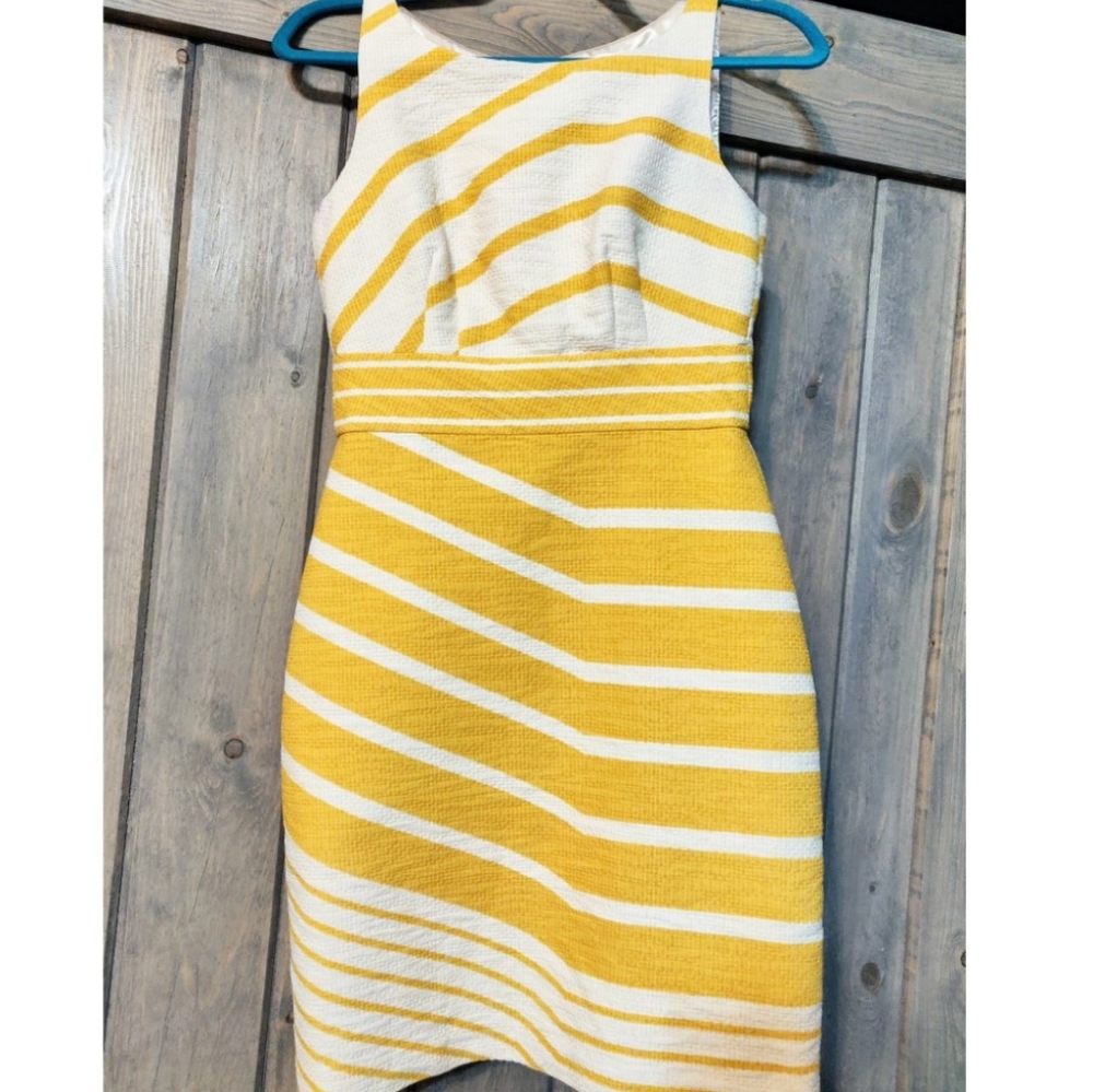 The Limited cocktail yellow dress